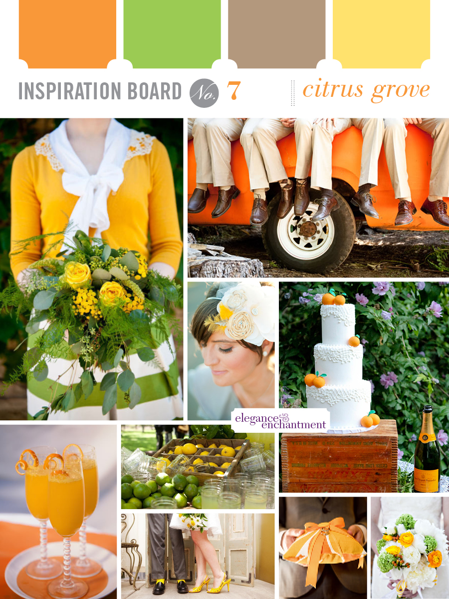 Wedding Inspiration - Citrus Grove