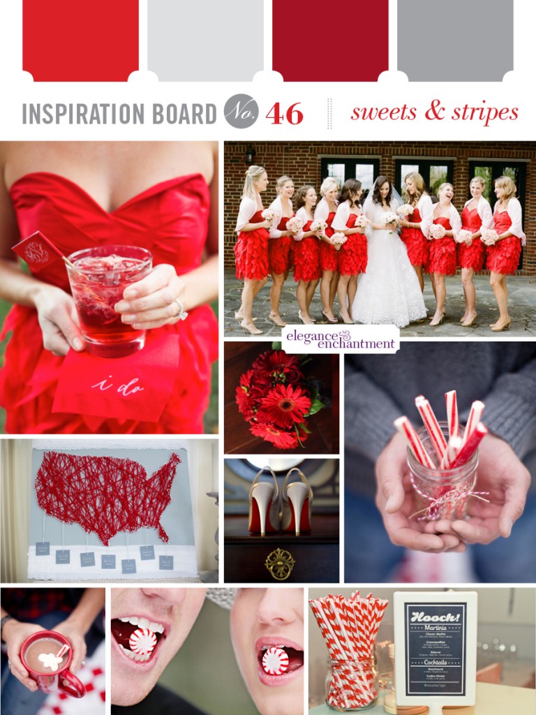 Inspiration board 46 - Sweets & Stripes