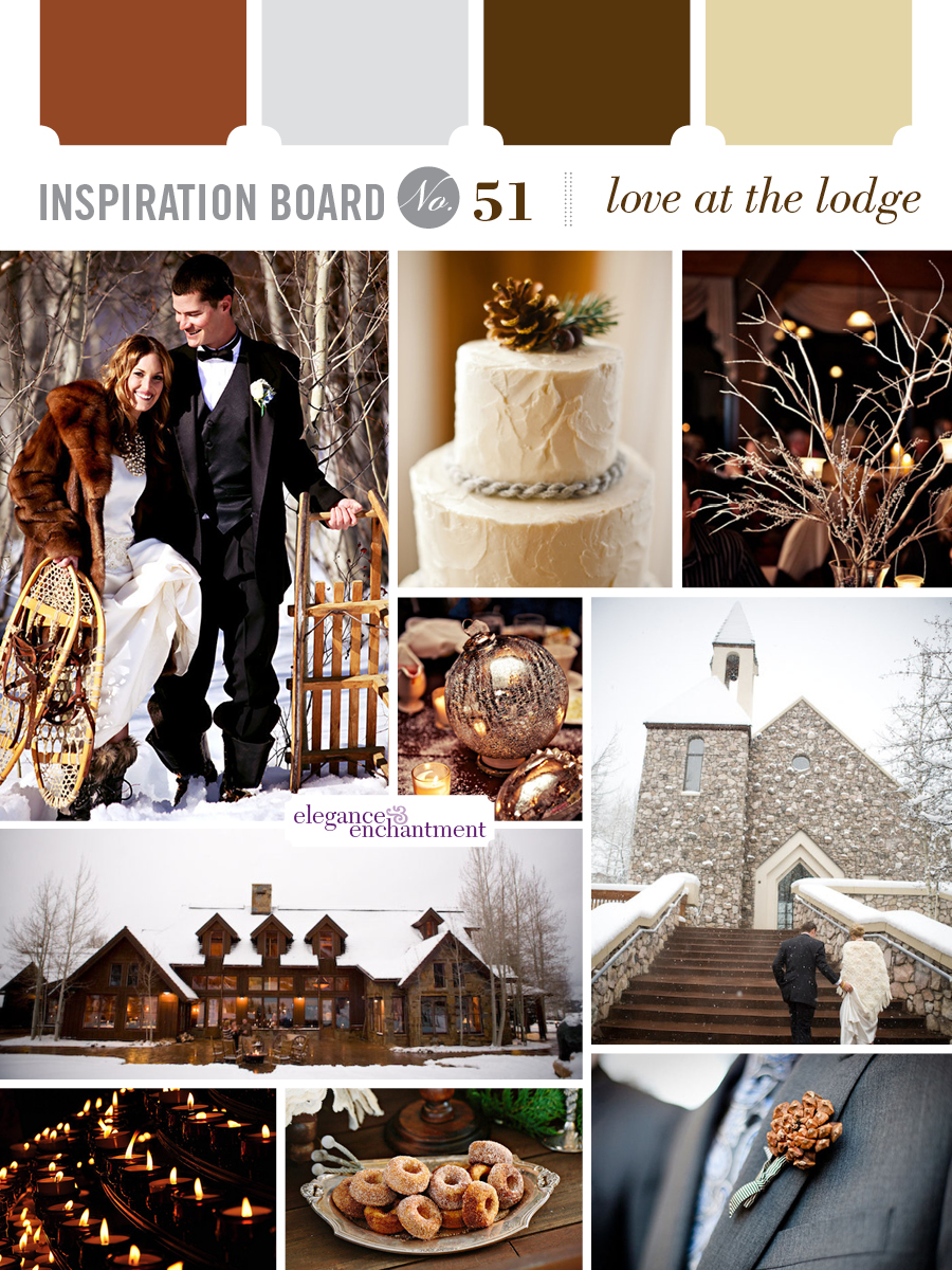 Inspiration board 51- Love at the lodge