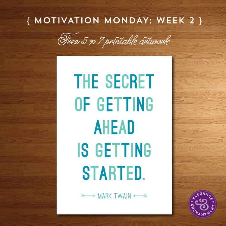 Motivation Monday Free Printable