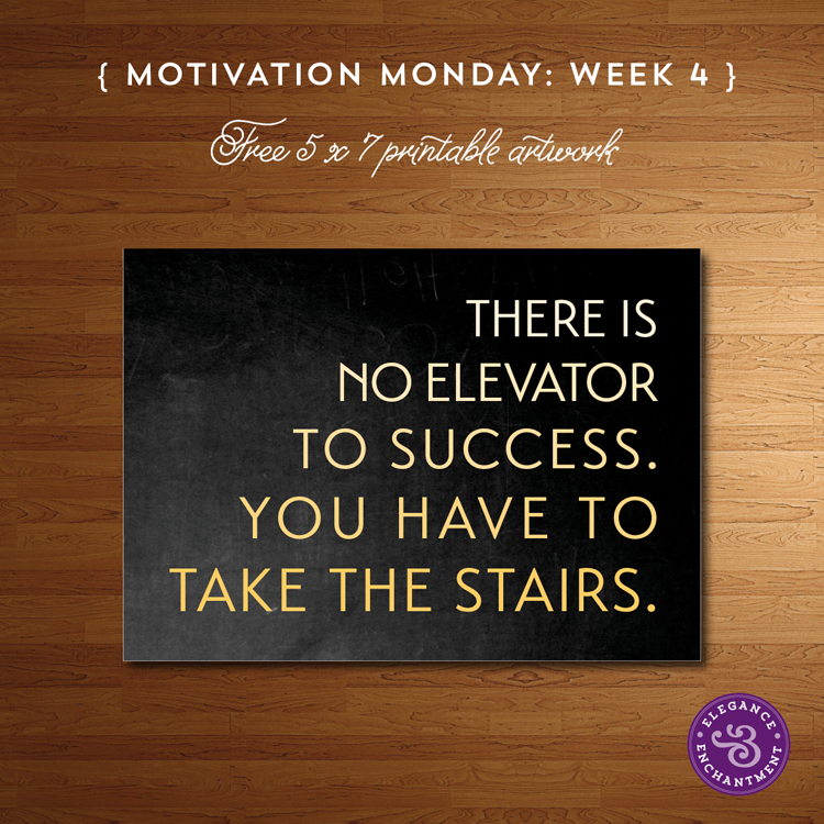 Motivation Monday - Free Printable