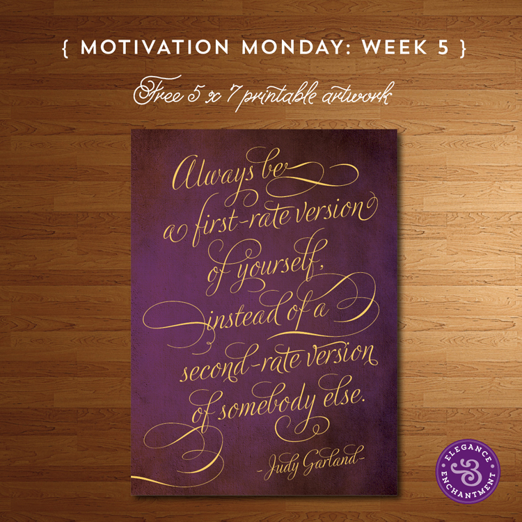 Free Printable - Motivation Monday