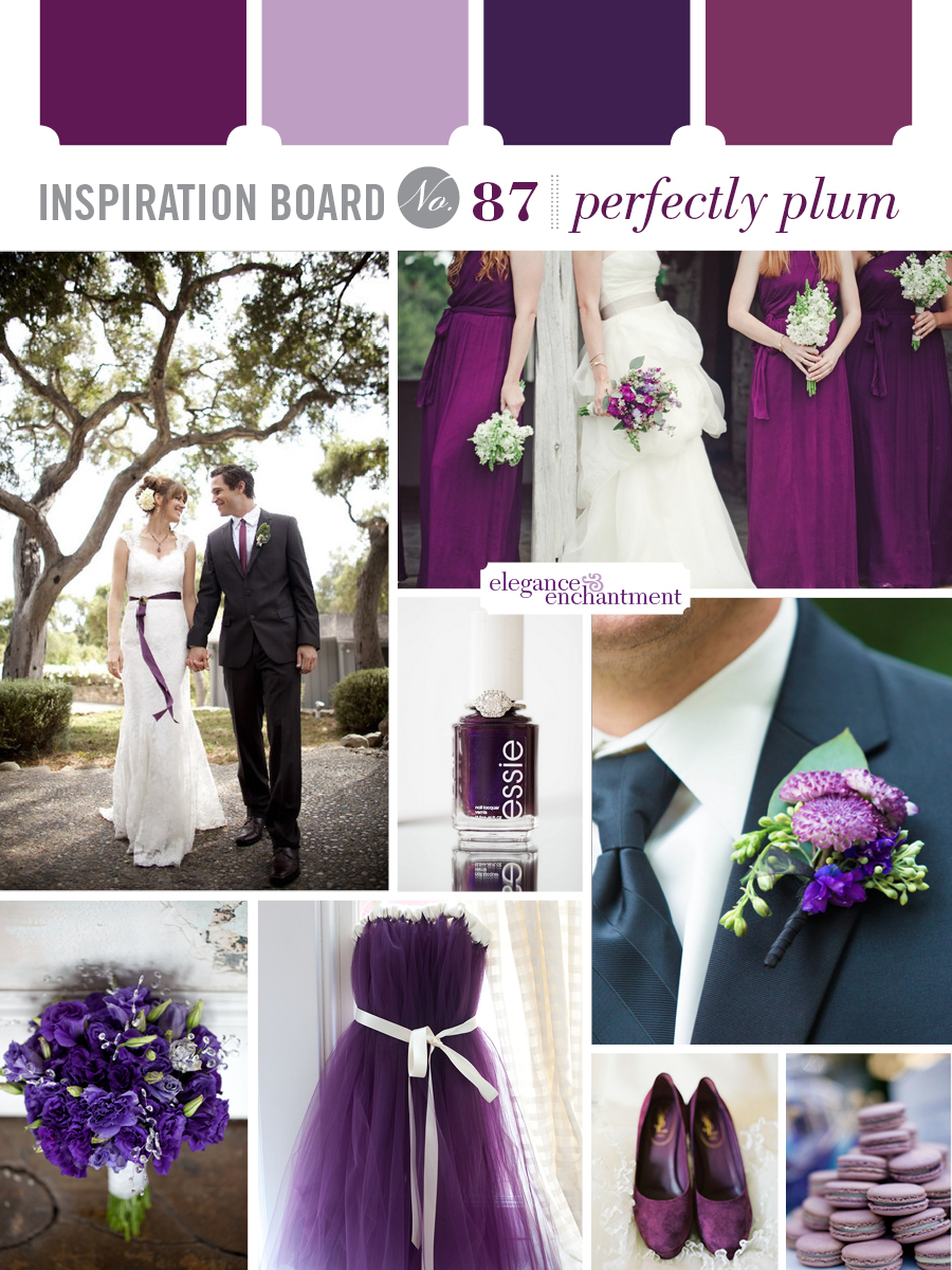 Wedding Inspiration Board - Perfectly Plum
