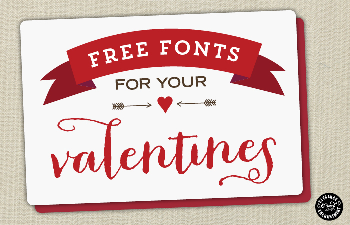 Elegance and Enchantment Free Valentines Fonts