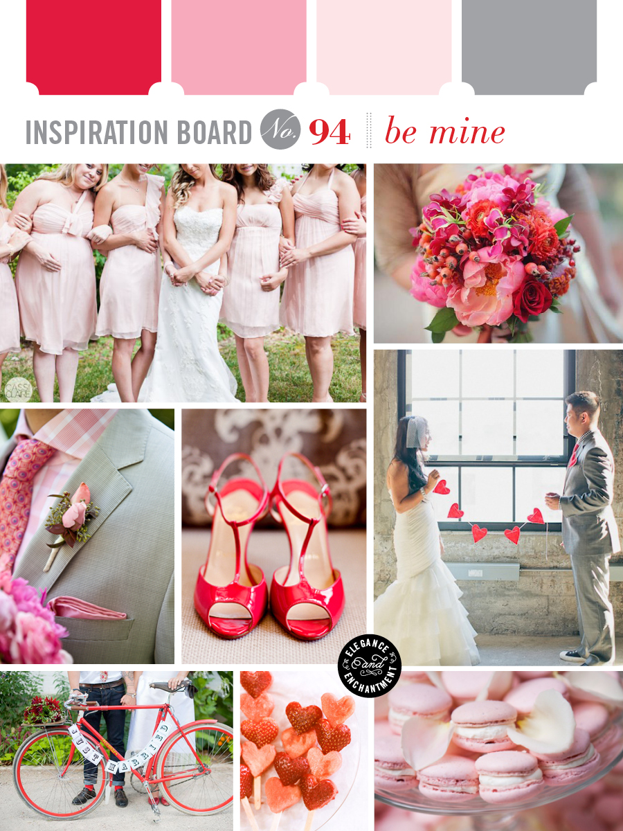 Wedding Inspiration Board - Be Mine