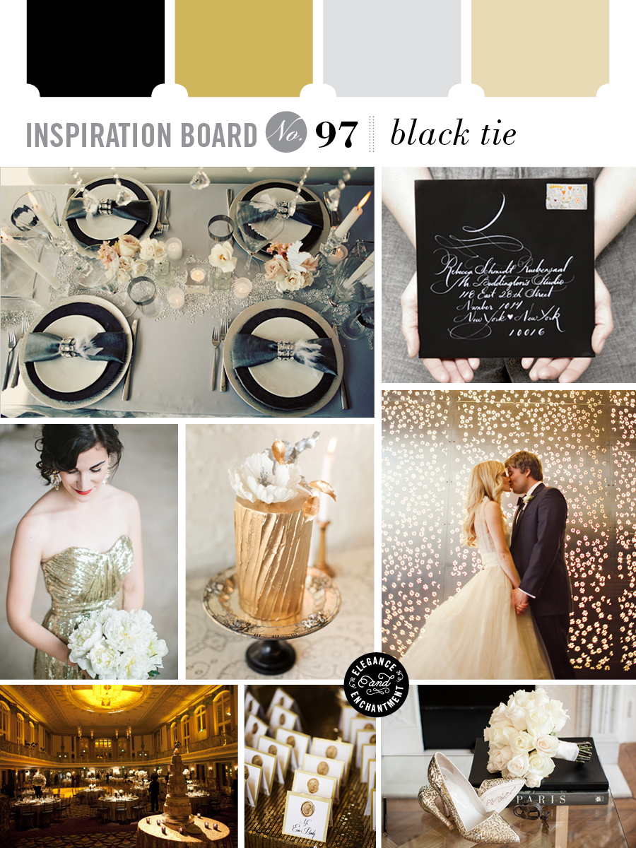 Black Tie Wedding Inspiration