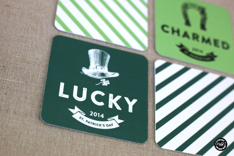 Elegance and Enchantment St. Patrick's Day Coasters
