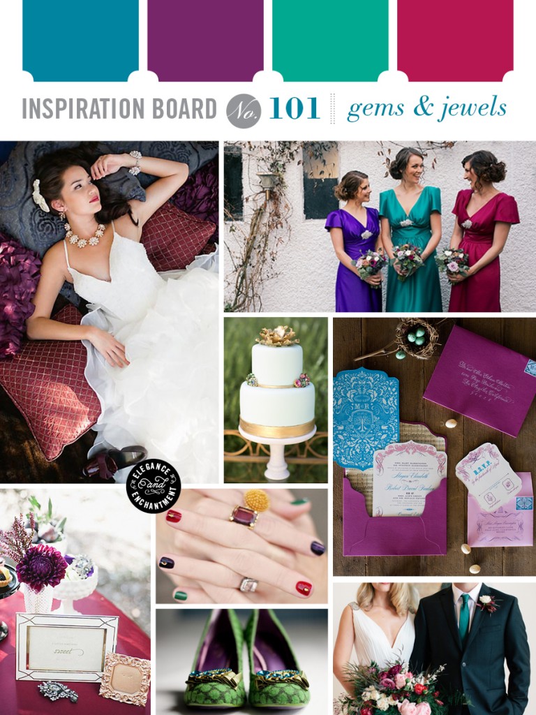 Gems & Jewels Wedding Inspiration