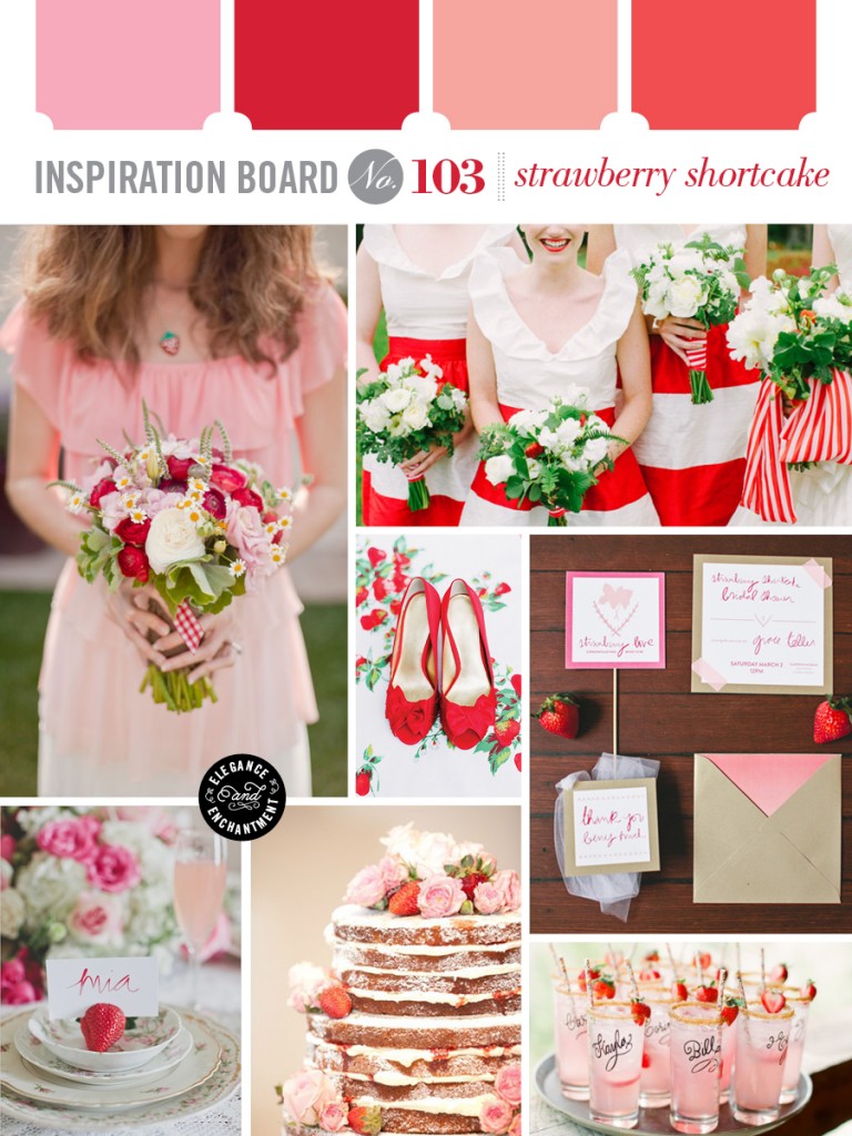 Strawberry Shortcake Wedding Inspiration