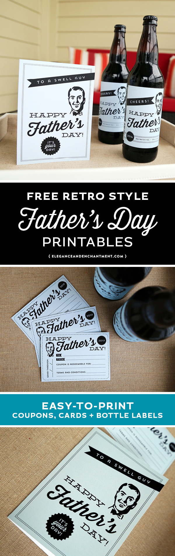 DIY Gift for Dad: Retro Style Printables 