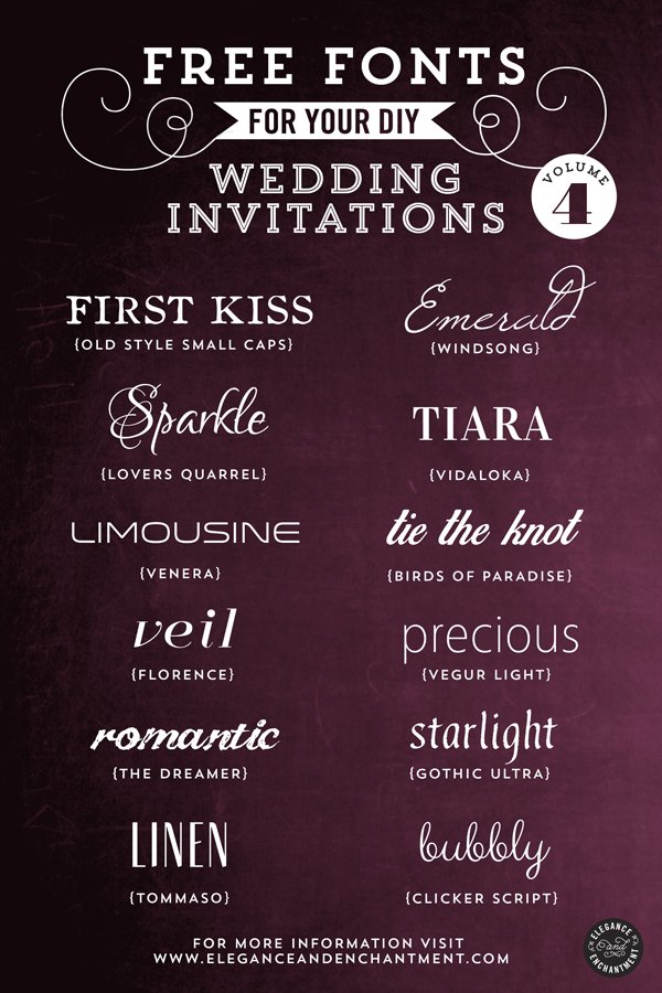 free wedding fonts to download