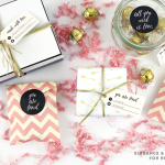 Chic and sophisticated Valentine's Day Stickers and Gift Tags (free printable from Elegance & Enchantment for Remodelaholic)