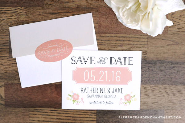 Printable Save The Date Cards And Stickers