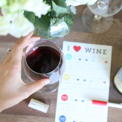 Free Wine Tasting Cards from Elegance and Enchantment