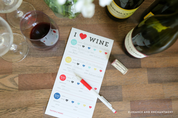 Summer is the perfect time to host a classy wine party! Here are some ideas for throwing a wine soiree, with help from Sonoma Cutrer. Includes a free printable wine tasting card download!