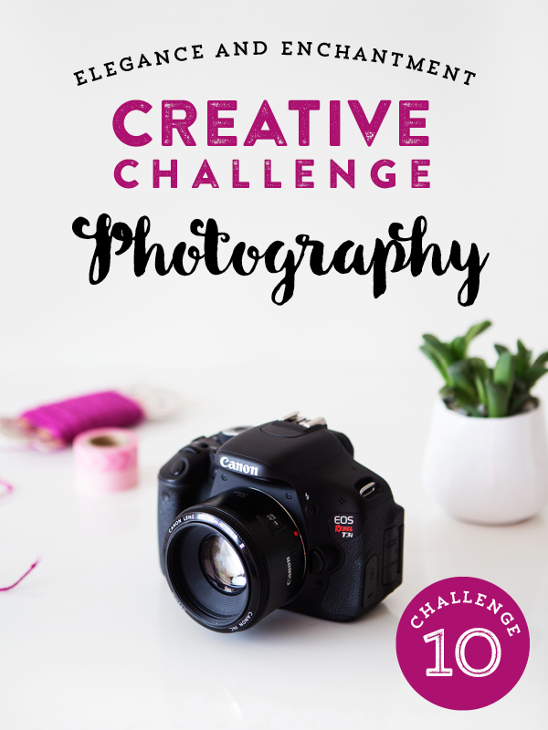 Join the Elegance and Enchantment Creative Challenge for Month 10 - Photography! You can also join in on one of the other creative projects that we will be challenging ourselves to throughout the year!