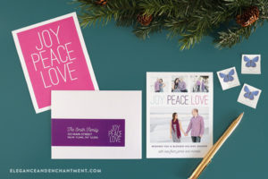 Mix and Match Holiday Card and Address Label Printables | Elegance ...