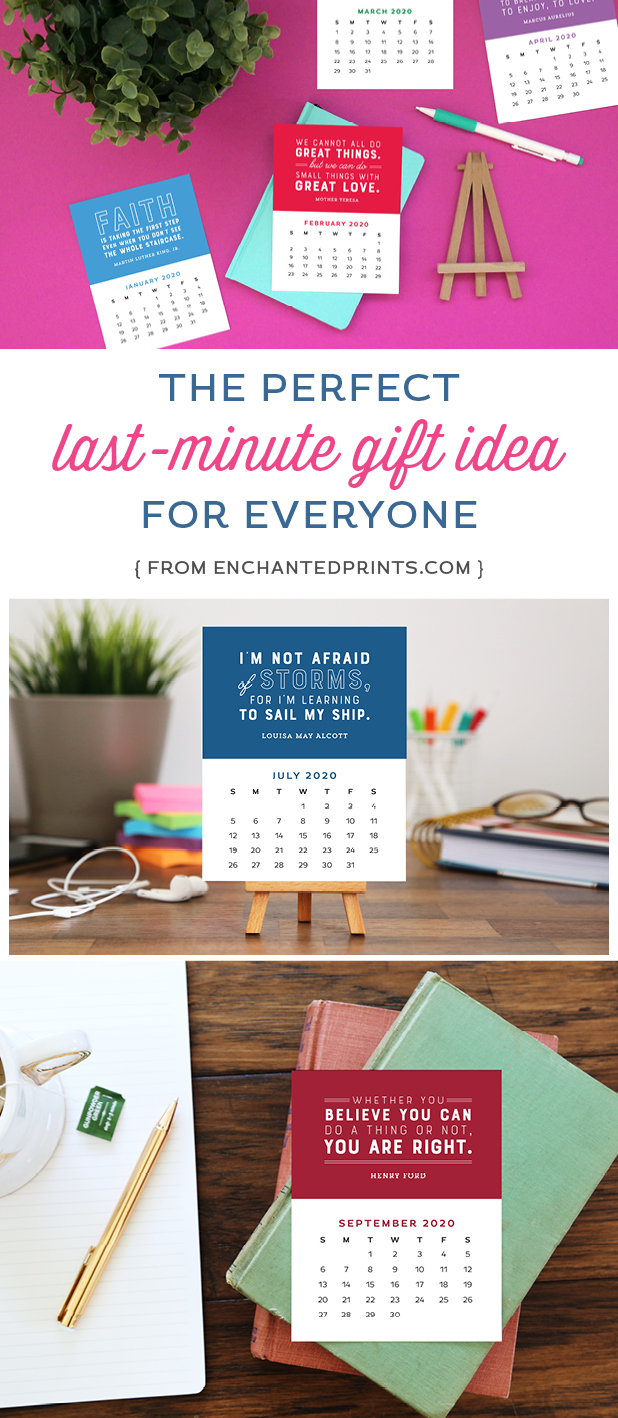 No procrastinators guilt here. In this post, you’ll find the perfect last-minute printable gift idea for everyone on your list. // From Enchanted Prints #lastminutegift #printablegifts